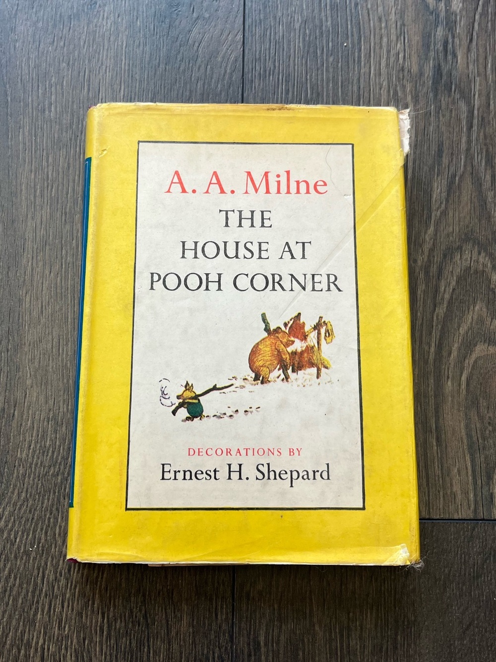 Vintage 1970 Copy of “The House at Pooh Corner” Children’s Book